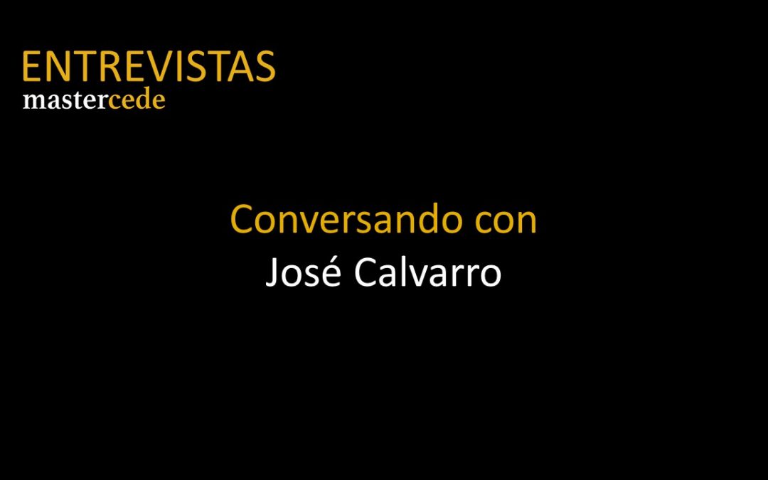 Conversando conJosé Calvarro